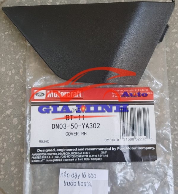 nắp đậy móc kéo trước ford fiesta