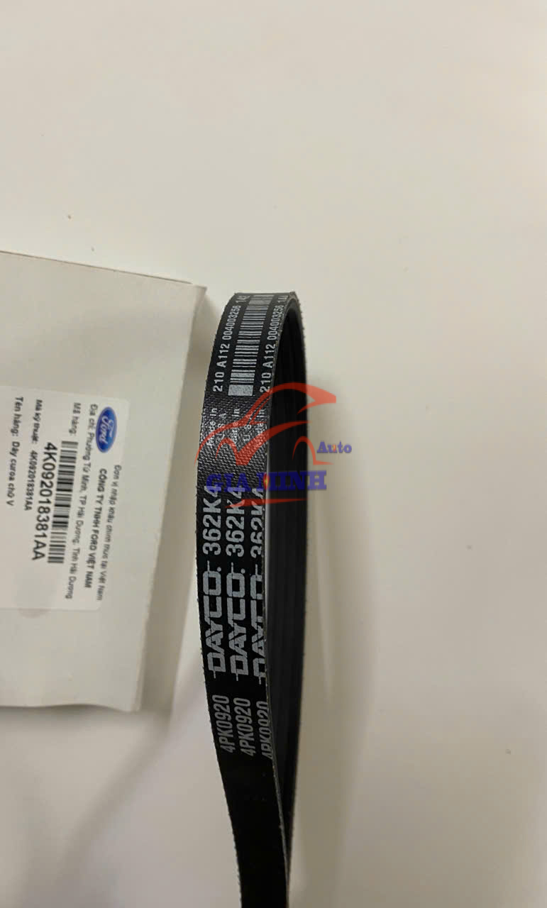 DÂY CUROA MÁY PHÁT MAZDA PREMACY, FORD LASER 1.8