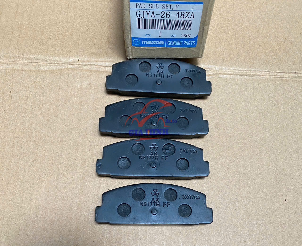 MÁ PHANH SAU MAZDA 6